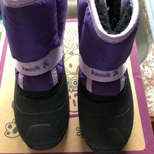 Kamik toddler girl snow boots size 10